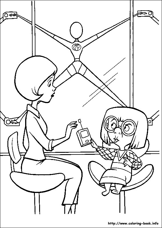 The Incredibles coloring picture